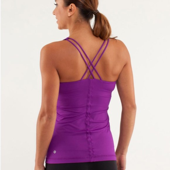 lululemon athletica Tops - Lululemon Free To Be Tank Top, Purple/Violet, Sz.8